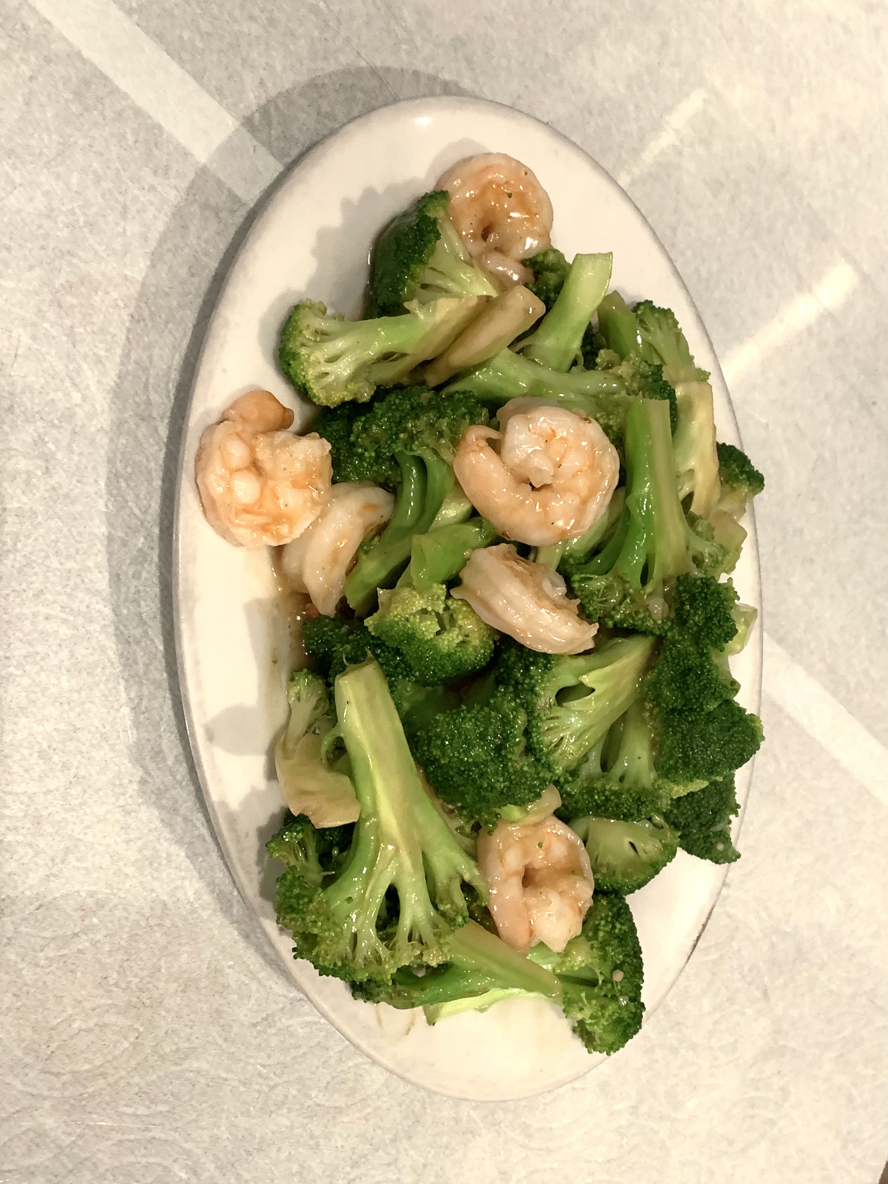 Order Broccoli with Prawns food online from Hong Kong Restaurant store, Manteca on bringmethat.com