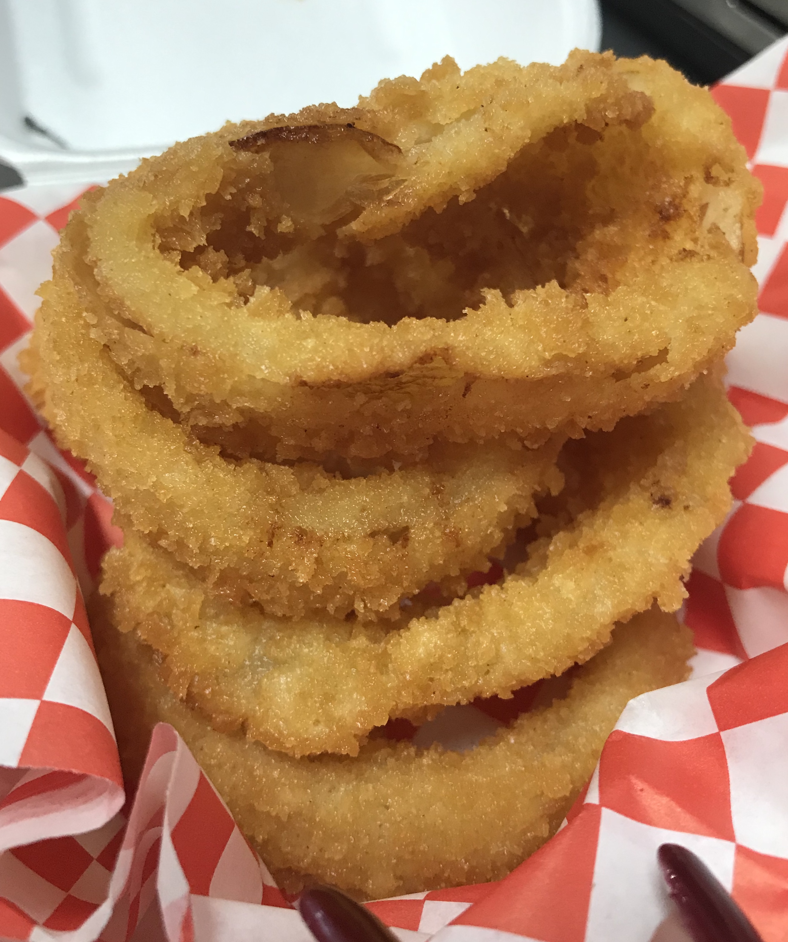 Order Onion Rings food online from Marsigliano's Pizzeria & More store, Las Vegas on bringmethat.com