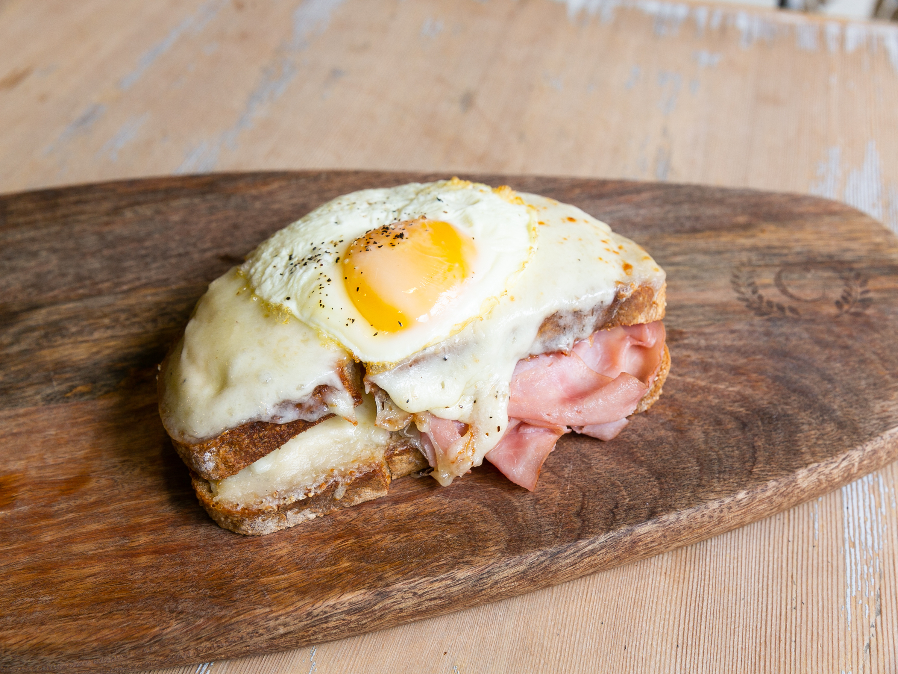 Order Croque Madame food online from The Cheese Shop store, Costa Mesa on bringmethat.com