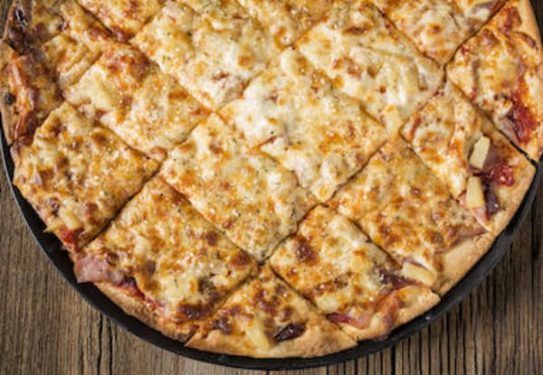 Order The Hawaiian Pizza food online from Rosatis Pizza store, Gilbert on bringmethat.com