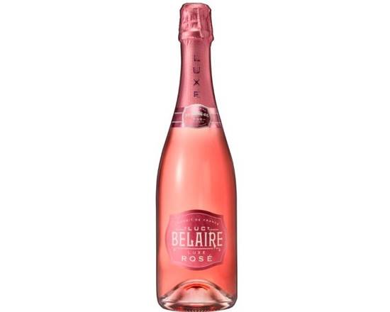 Order Luc Belaire Luxe Rose, 750mL sparkling wine (12.5% ABV) food online from House Of Wine store, New Rochelle on bringmethat.com