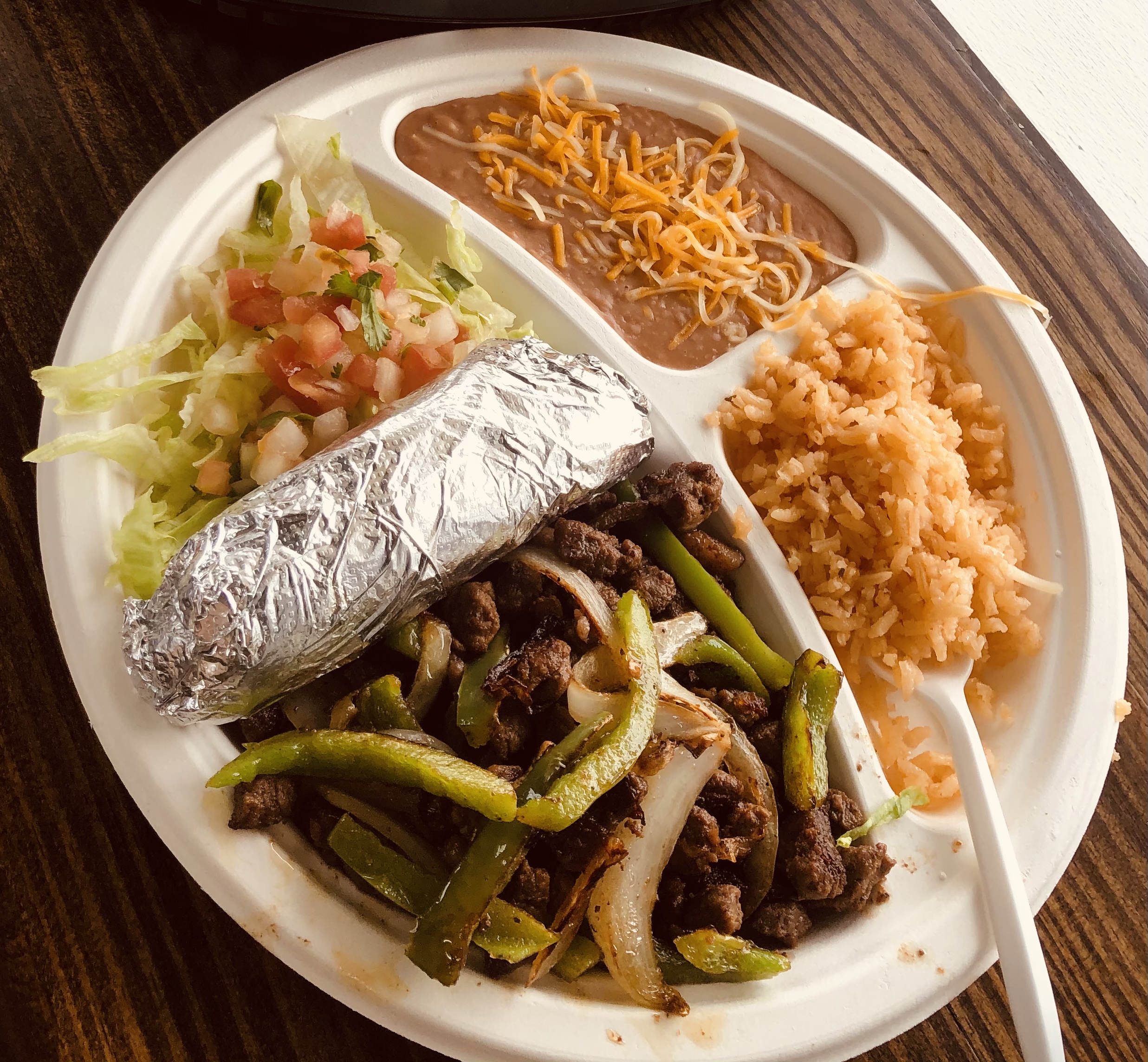 Order Fajita Combination Plate food online from Papis Tacos And More store, Radcliff on bringmethat.com