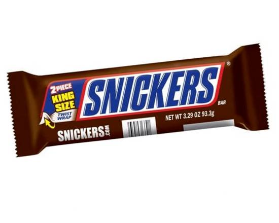 Order Snickers King Size (3.29 oz) food online from Checkout Food Stores #47 store, Houston on bringmethat.com