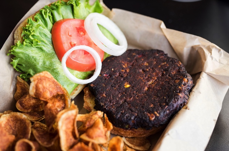 Order Black Bean Burger  food online from Mr Brews Taphouse store, Madison on bringmethat.com