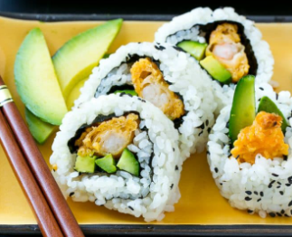 Order Shrimp Avocado Roll food online from Japan Cafe store, Fort Washington on bringmethat.com