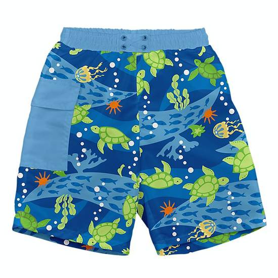Order i play.® by green sprouts® Size 12M Turtle Pocket Trunks with Swim Diaper in Royal Blue food online from Bed Bath &Amp; Beyond store, Rego Park on bringmethat.com