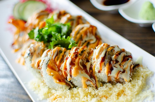 Order Godzilla Roll food online from Chinese Kitchen Sushi store, Chicago on bringmethat.com
