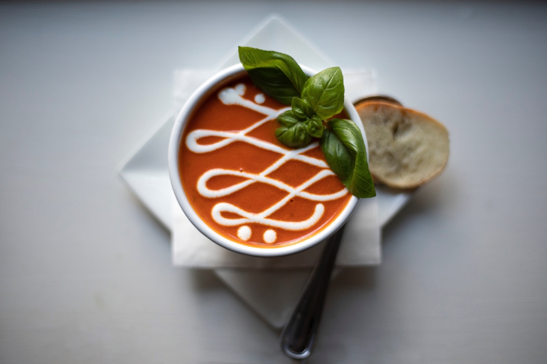 Order Cup Tomato Bisque food online from Crave store, Mount Pleasant on bringmethat.com