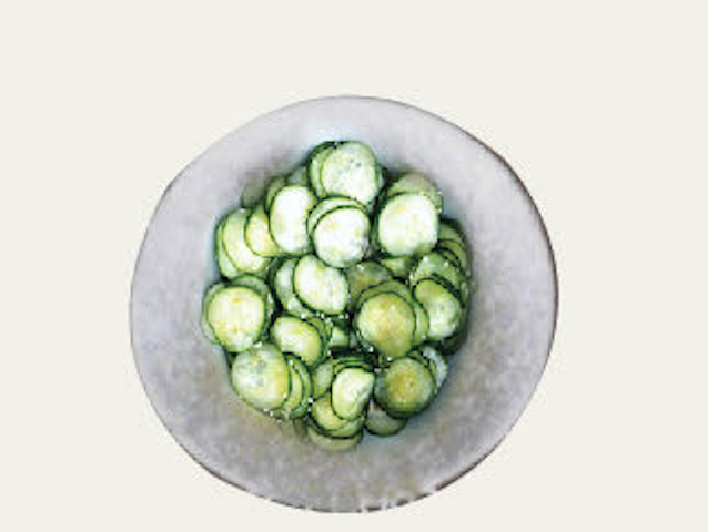 Order Cucumber Sunomono (Salad) food online from J San Ramen store, Fullerton on bringmethat.com