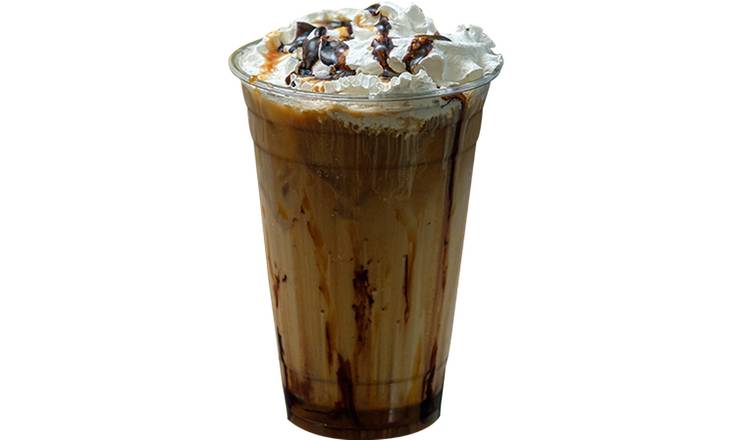 Order Chocolate Caramel Kiss Latte food online from Factory Donuts store, Philadelphia on bringmethat.com