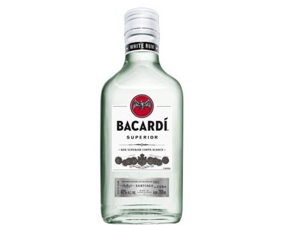 Order Bacardi Superior Rum, 375mL bottle (40% ABV)  food online from Moby Liquor store, Los Angeles on bringmethat.com