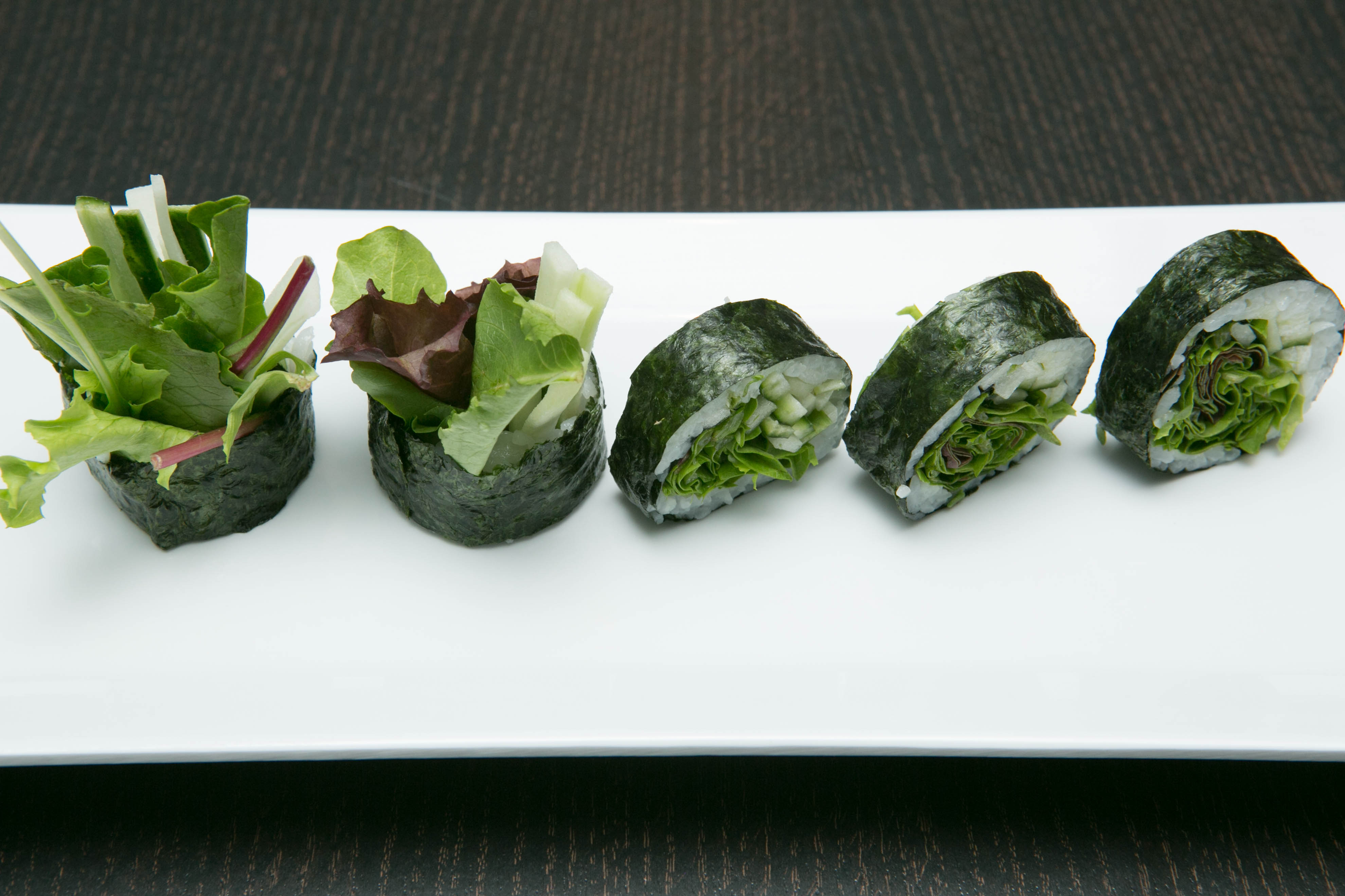 Order C15. Vegetable Cut Roll food online from Ayce Sushi Hb store, Huntington Beach on bringmethat.com