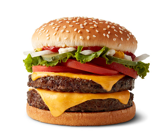 Order Double Quarter Cheese Deluxe food online from Mcdonald'S® store, Oak Brook on bringmethat.com
