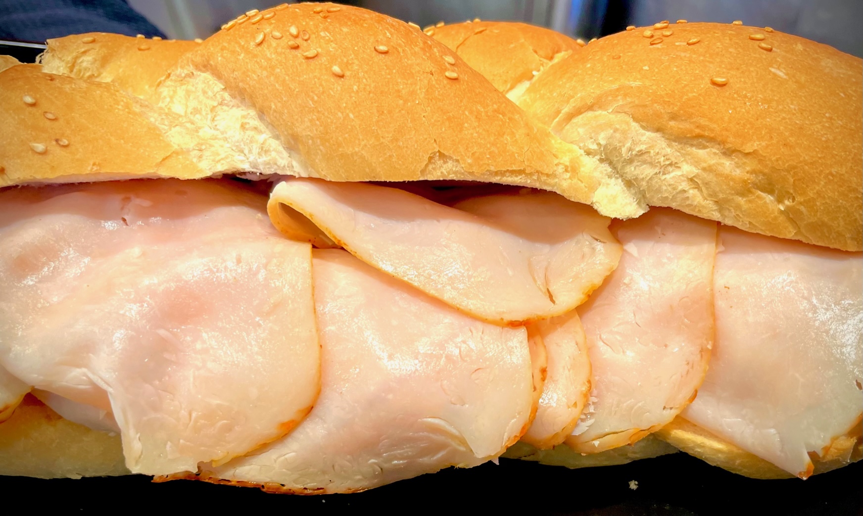 Order Roasted Turkey Breast and Cheese Sandwich food online from Bob'S Italian Foods store, Medford on bringmethat.com