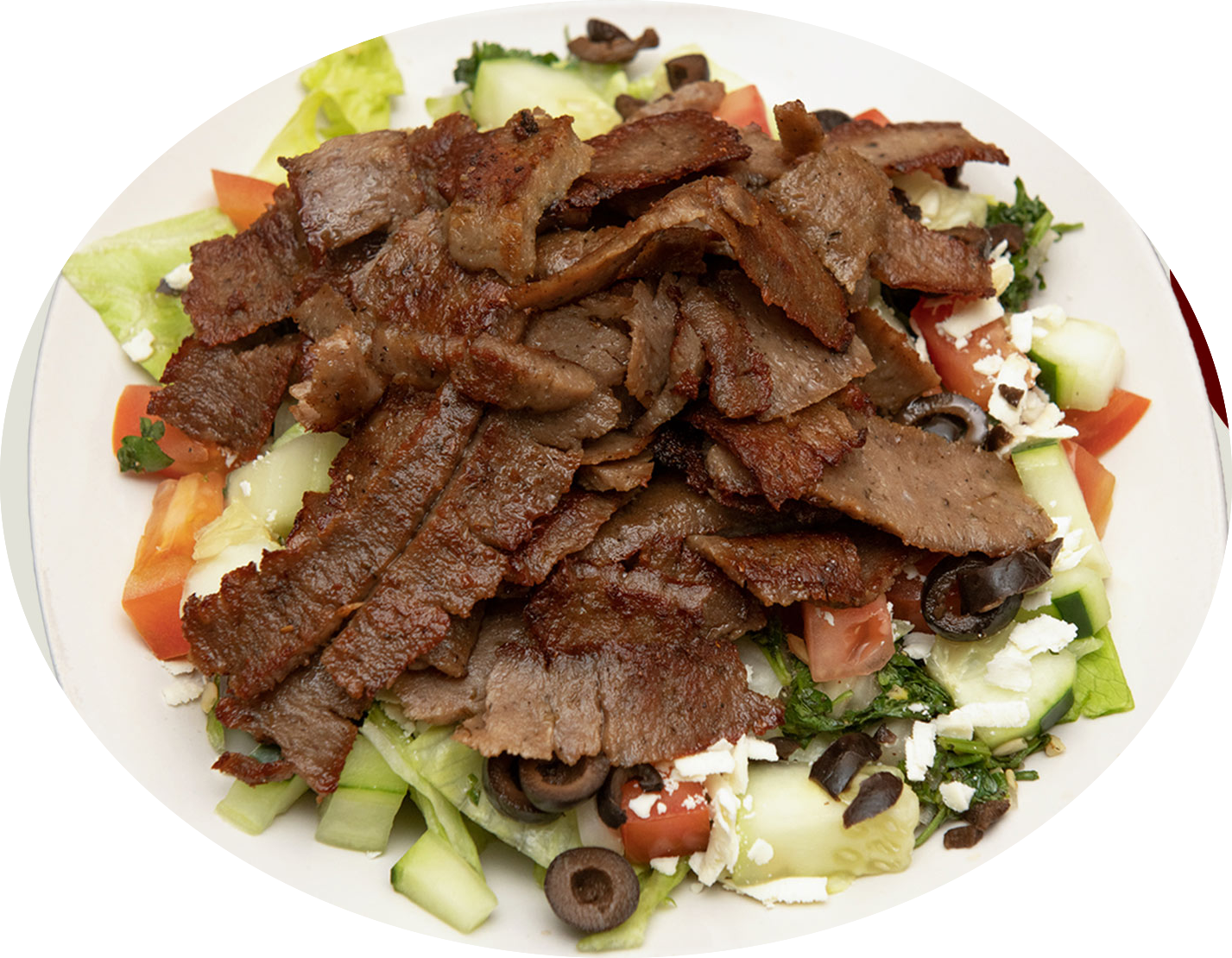 Order Gyro Salad food online from Maros Gyro store, Smyrna on bringmethat.com