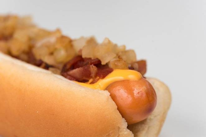 Order Cheesy Bacon Dog food online from National Coney Island store, Grosse Pointe on bringmethat.com