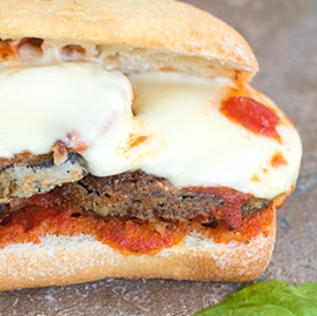 Order Eggplant Parmesan Hero food online from 99 Cent Village Pizza store, New York on bringmethat.com