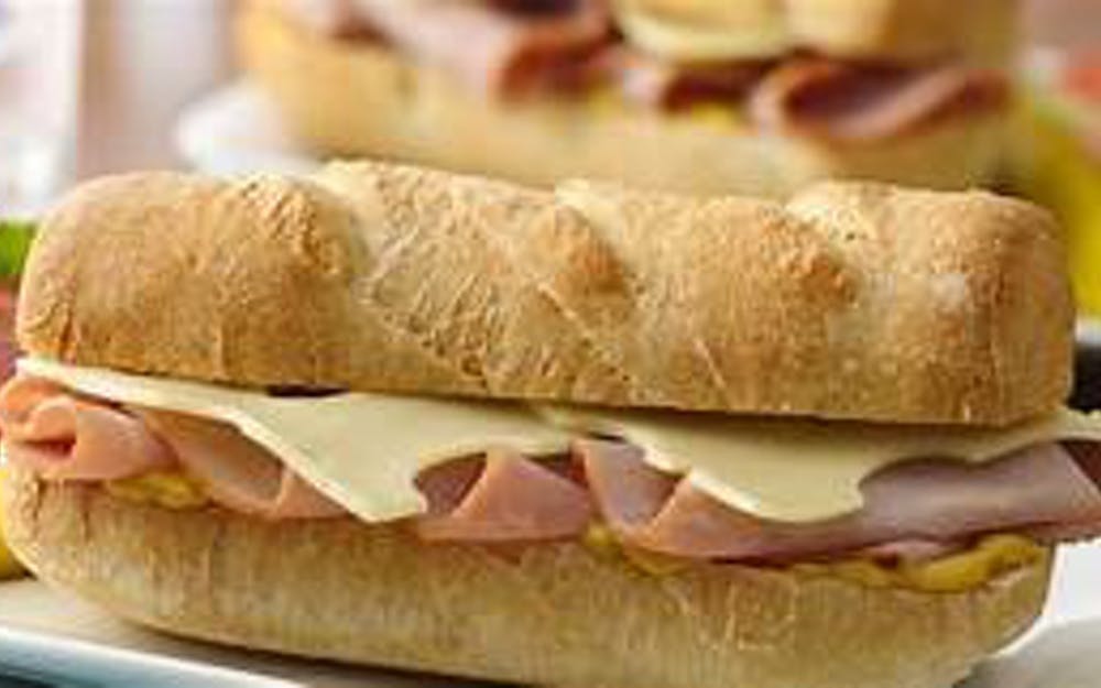 Order Ham & Cheese Sub - 7" food online from Pino's Pizzeria store, Easton on bringmethat.com