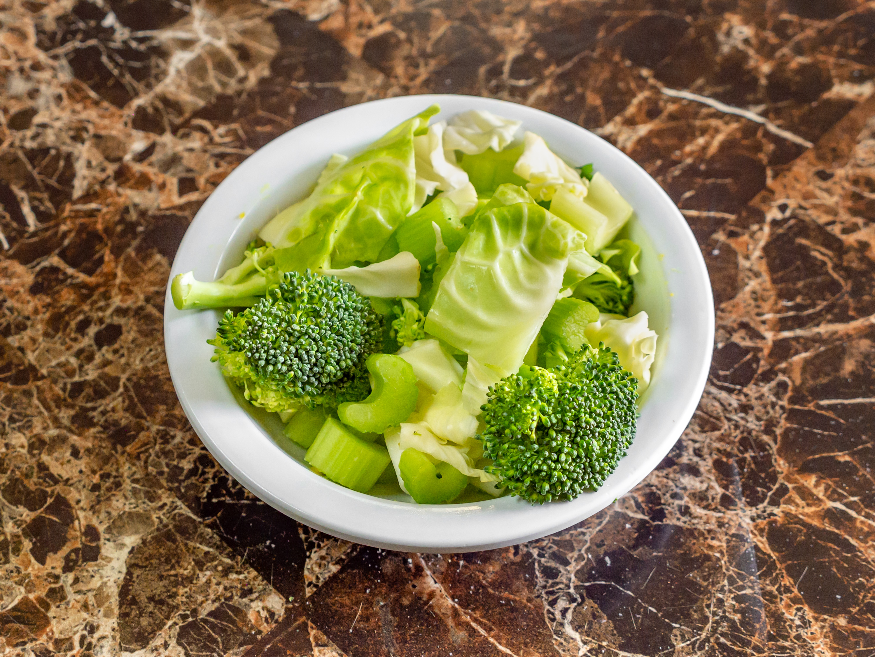 Order Power Veggies (Steamed Broccoli and Cabbage ) food online from Tasty Thai store, San Mateo on bringmethat.com