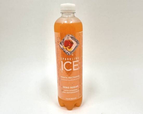 Order Sparkling Ice Peach Nectarin food online from Fialkoff Kosher Pizza store, Lawrence on bringmethat.com