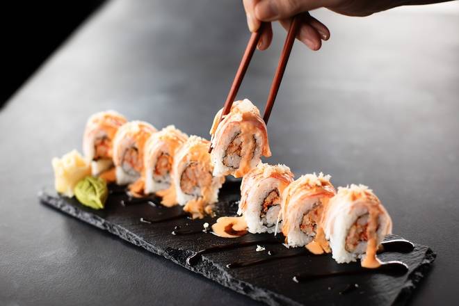 Order Prima Donna Roll food online from Rock N Roll Sushi store, Little Rock on bringmethat.com