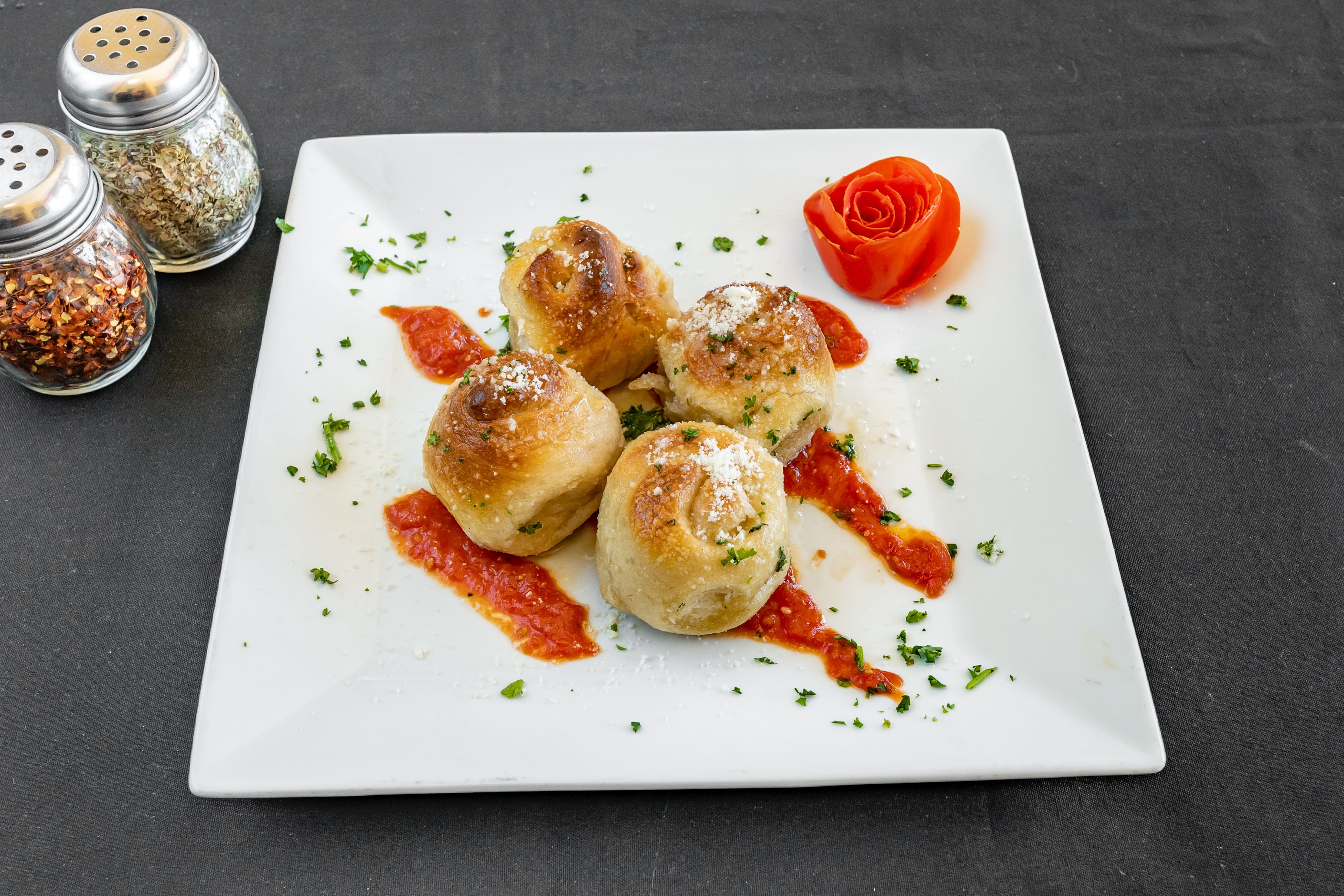 Order Garlic Knots - 4 Pieces food online from Frank's Pizza store, Hatboro on bringmethat.com