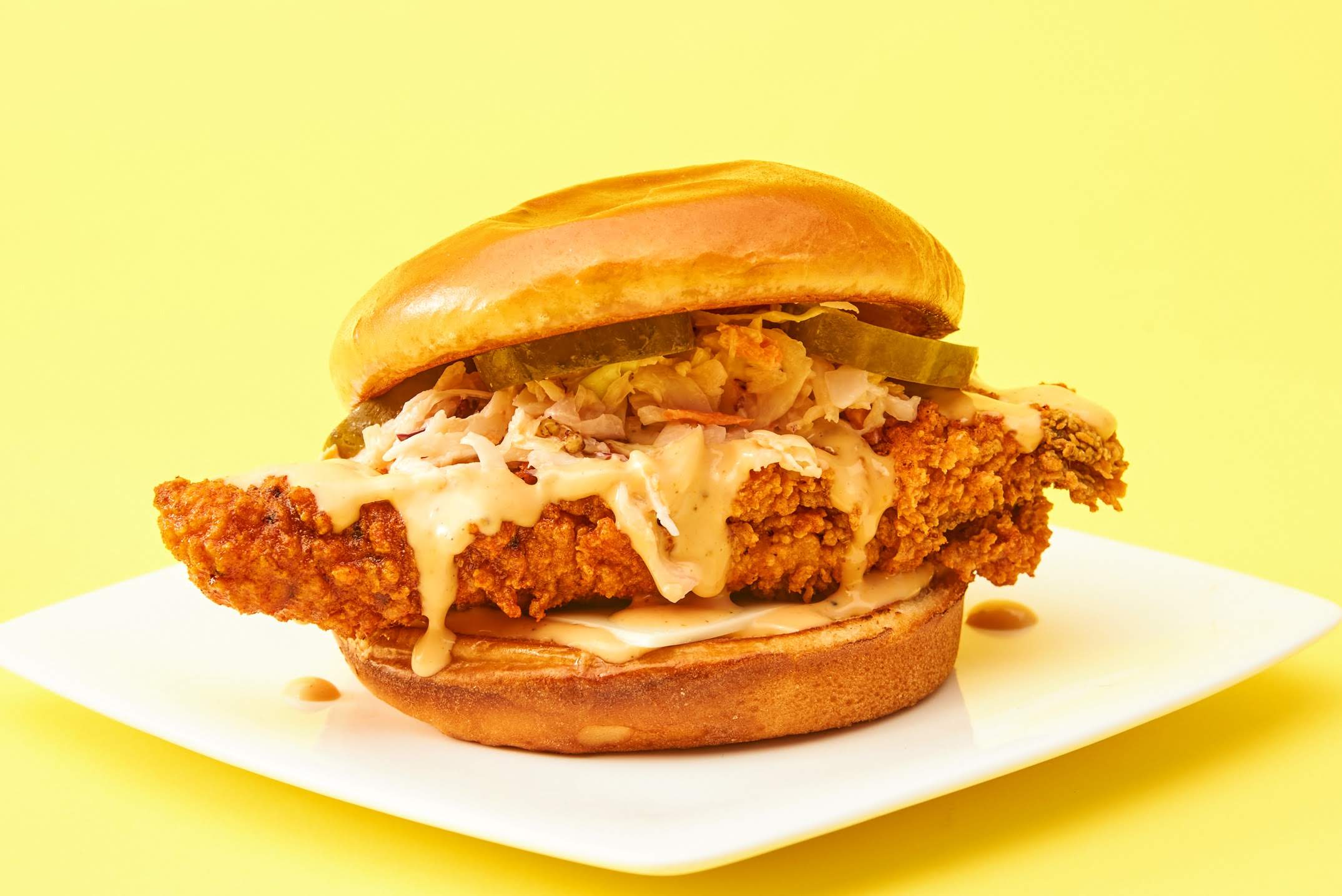 Order Syrian Hot Chicken Sandwich food online from Yummy Bite store, Houston on bringmethat.com