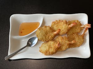 Order 8. Coconut Prawns food online from Youpa Thai Kitchen store, Kent on bringmethat.com