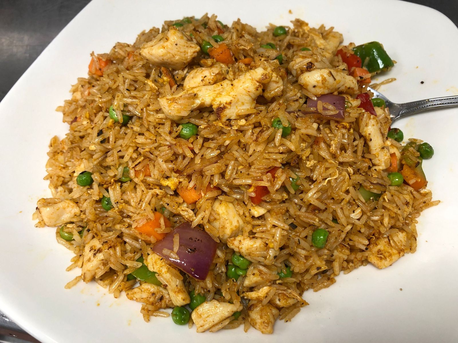 Order CAJUN RICE WITH CHICKEN food online from Super Crab Juicy Seafood store, Rochester on bringmethat.com