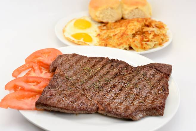 Order Sizzlin' Steak & Eggs food online from Franks Grill store, Houston on bringmethat.com