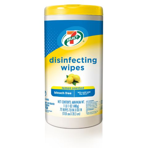 Order 7-Select Lemon Disinfecting Wipes 75ct food online from 7-Eleven store, Lincoln on bringmethat.com