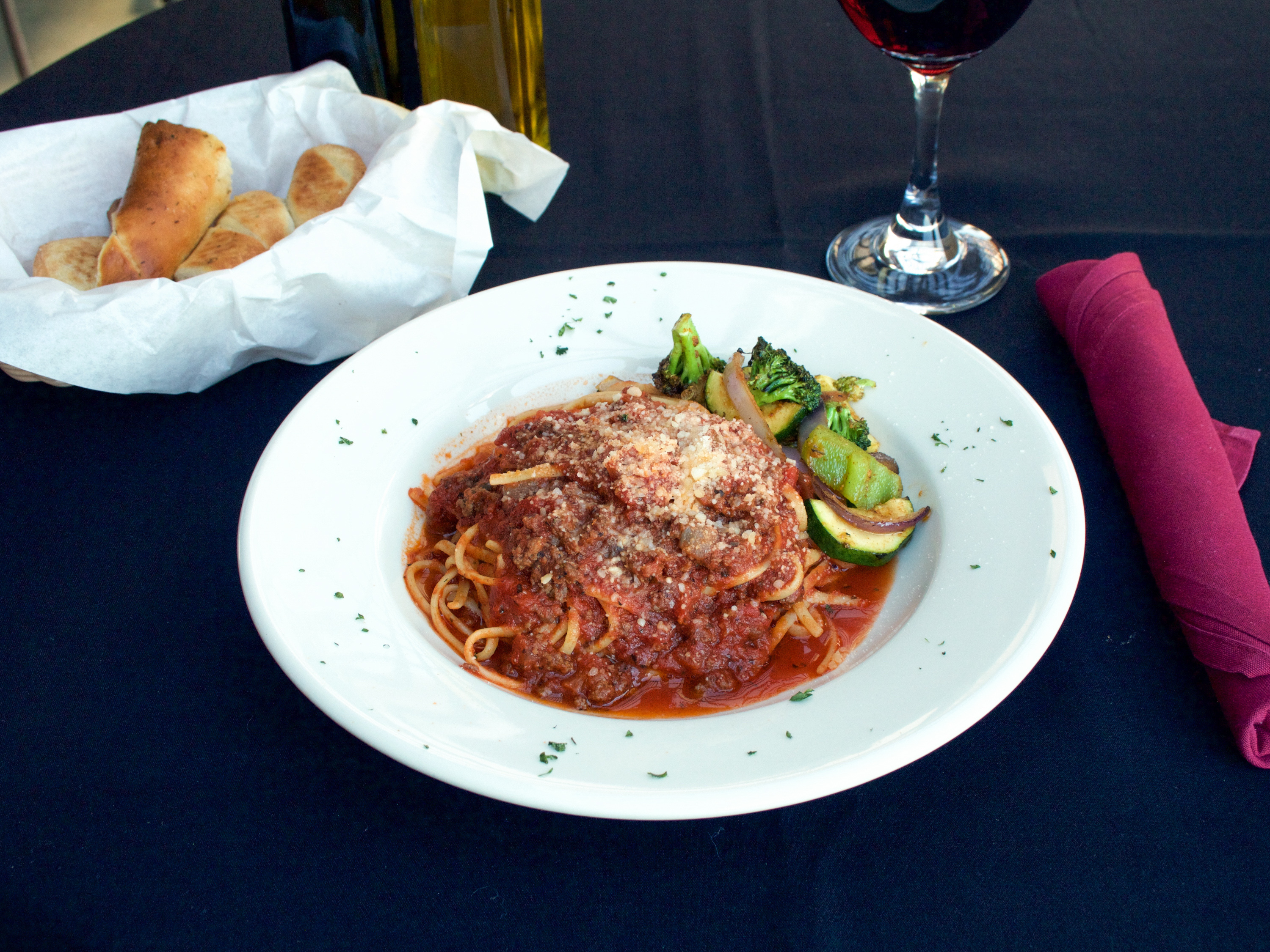 Order Spaghetti Bolognese food online from Papapolloni Bistro store, Modesto on bringmethat.com