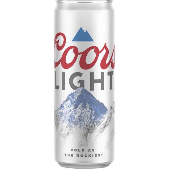 Order Coors Light Lager Beer Can 4.2% Abv food online from Lone Star store, Gainesville on bringmethat.com