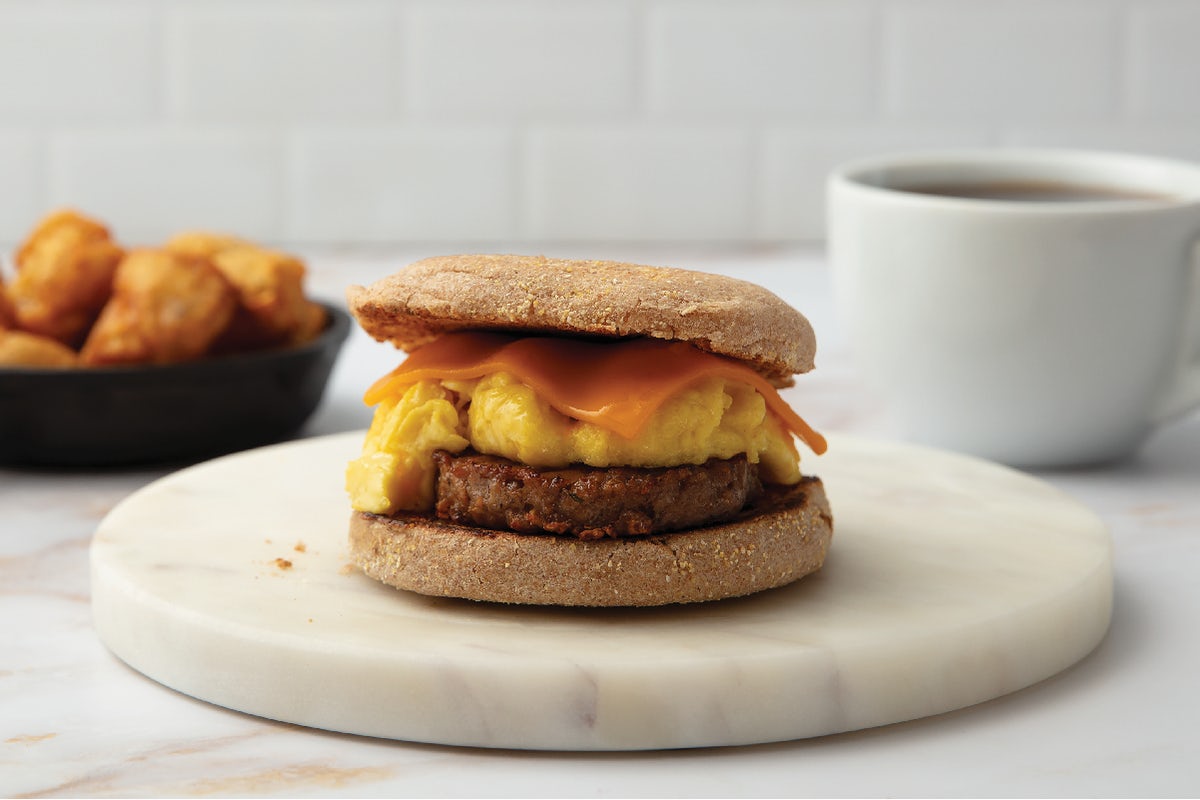 Order Vegan Sausage, Egg, and Cheese food online from Scratch Kitchen Food Hall store, Boulder on bringmethat.com