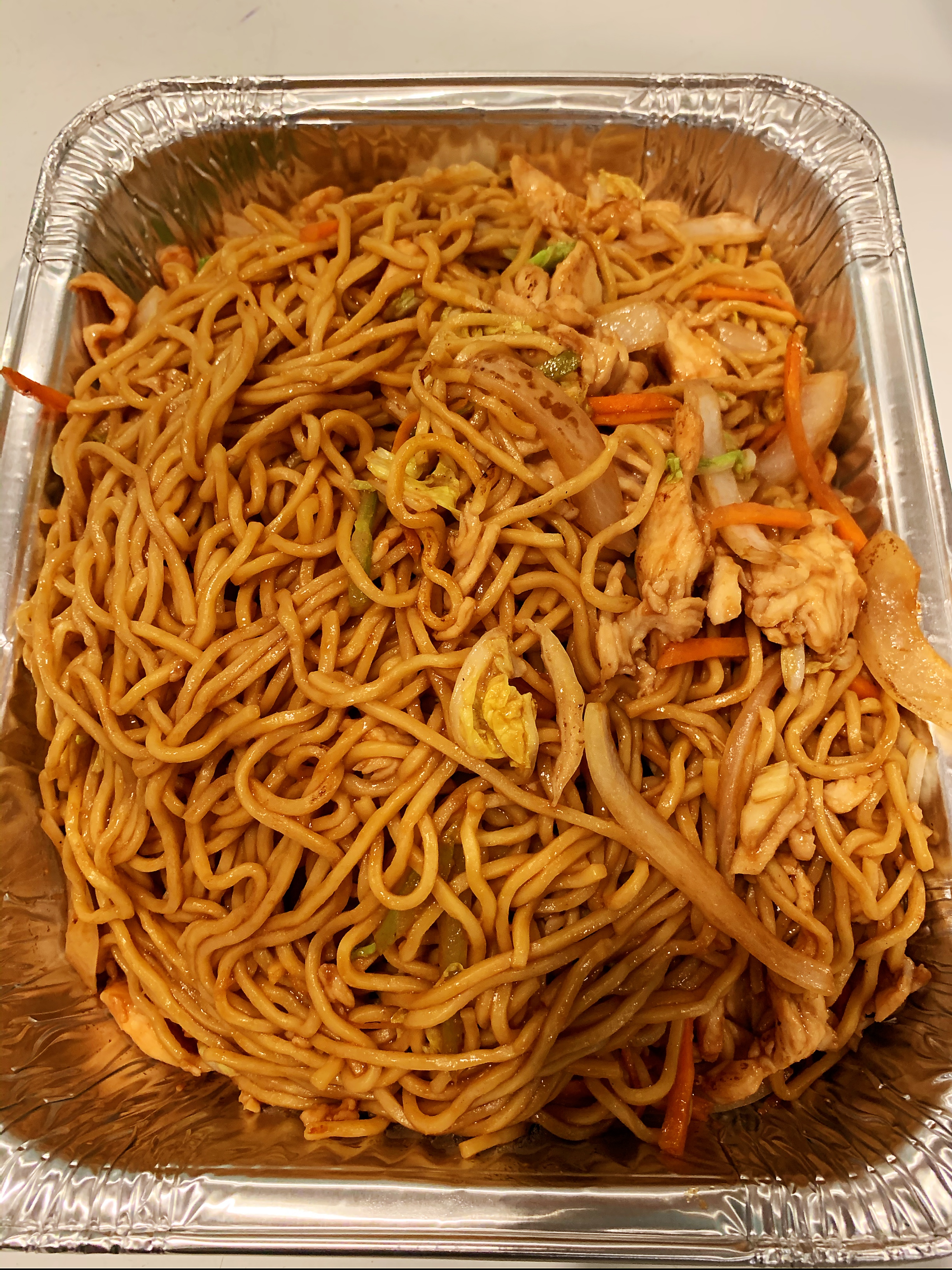 Order Chicken lomein party tray  food online from Sakana store, Hicksville on bringmethat.com