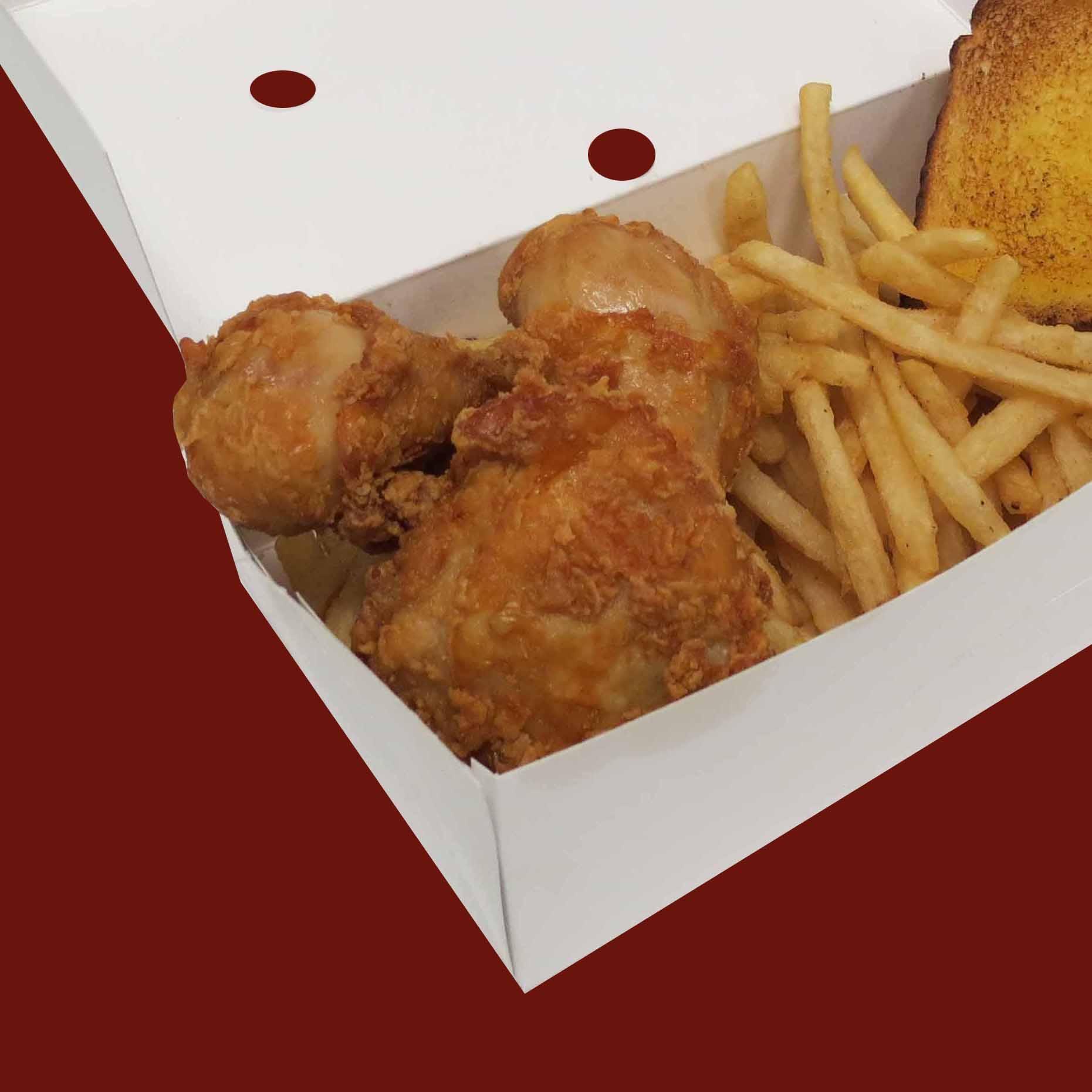 Order 3 pc Fried Chicken-All Dark food online from Lucky Wishbone store, Tucson on bringmethat.com