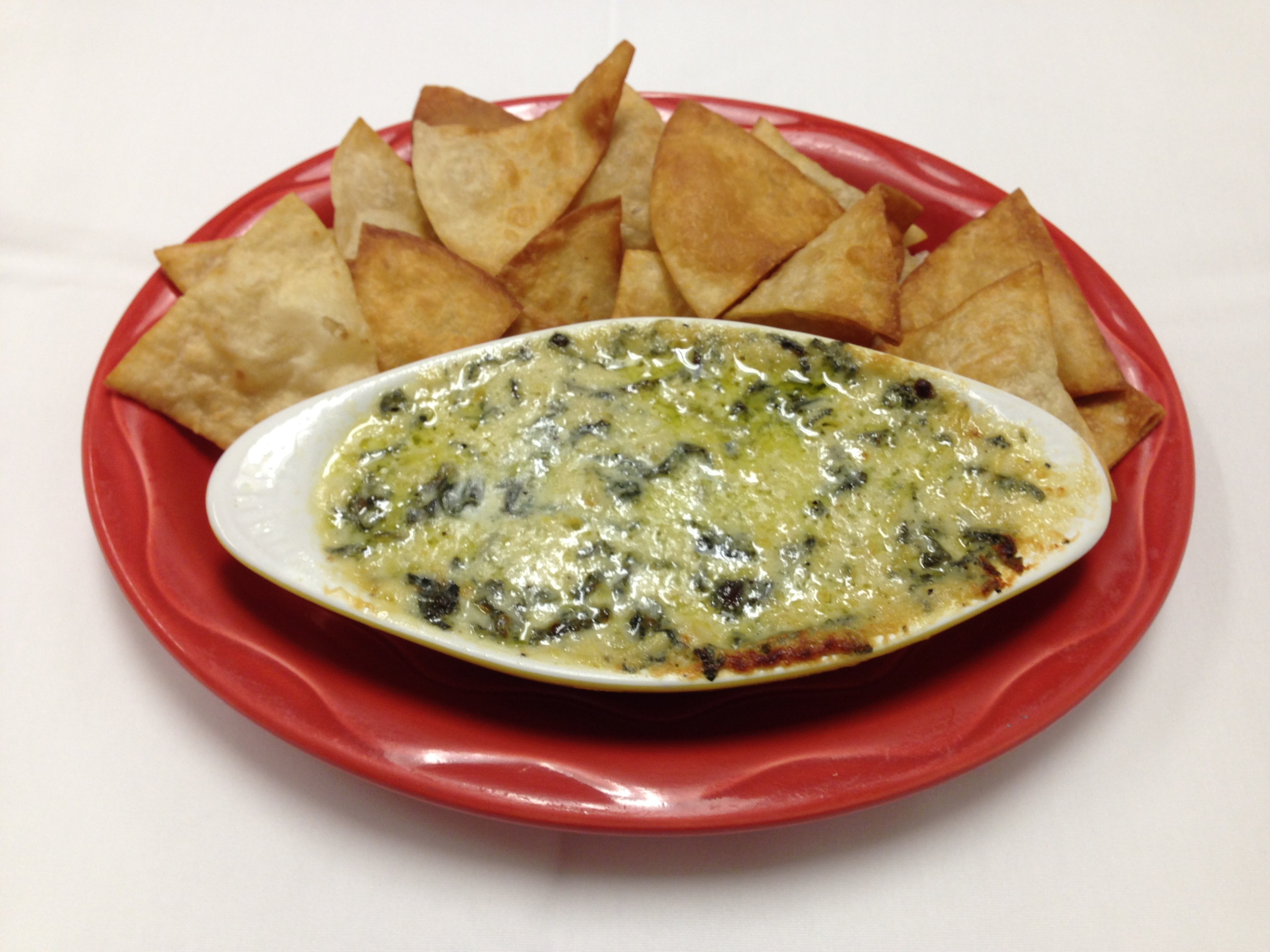 Order Spinach & Artichoke Dip food online from Mauricio Grill & Cantina store, Bakersfield on bringmethat.com