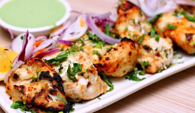 Order Chicken Malai Tikka food online from Bombay Blues Indian Restaurant store, Chino Hills on bringmethat.com
