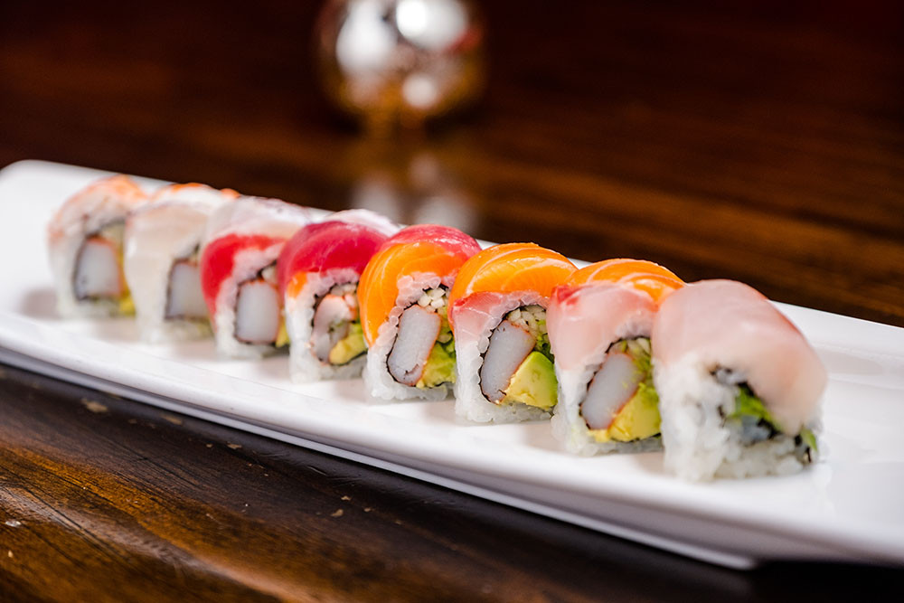 Order Classic Rainbow Roll food online from Sachi asian bistro store, New York on bringmethat.com