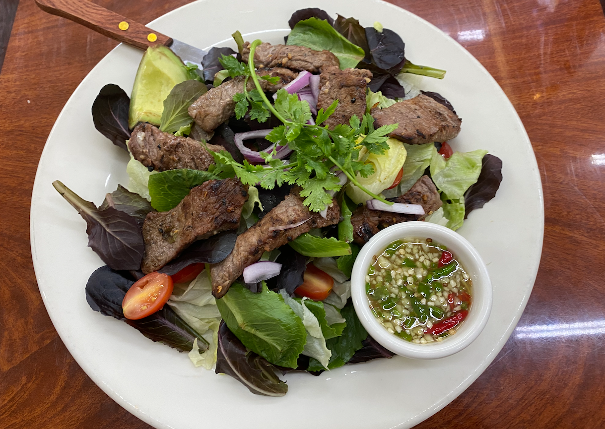 Order Grilled Steak Salad food online from Dean Noodles store, Rowland Heights on bringmethat.com