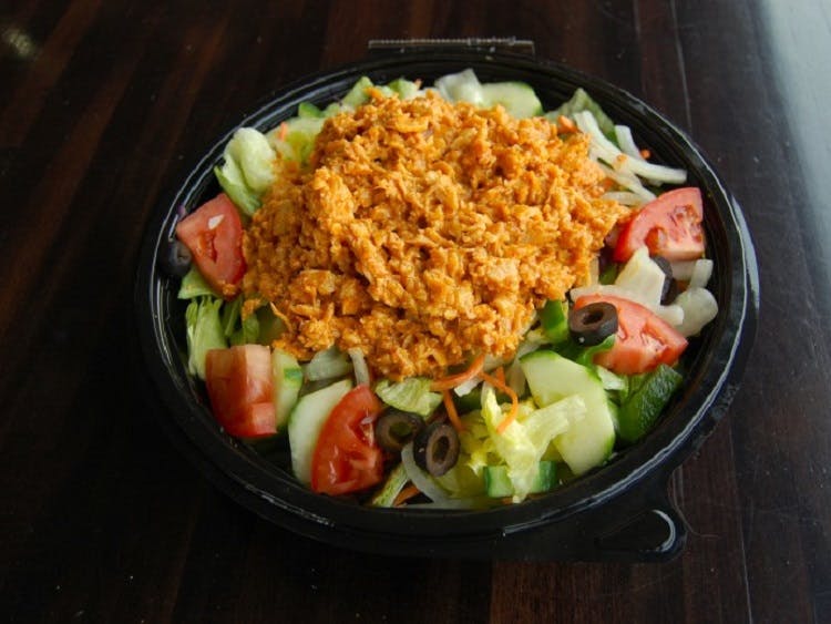Order Buffalo Chicken Salad - Large food online from Claymont Steak Shop store, Claymont on bringmethat.com