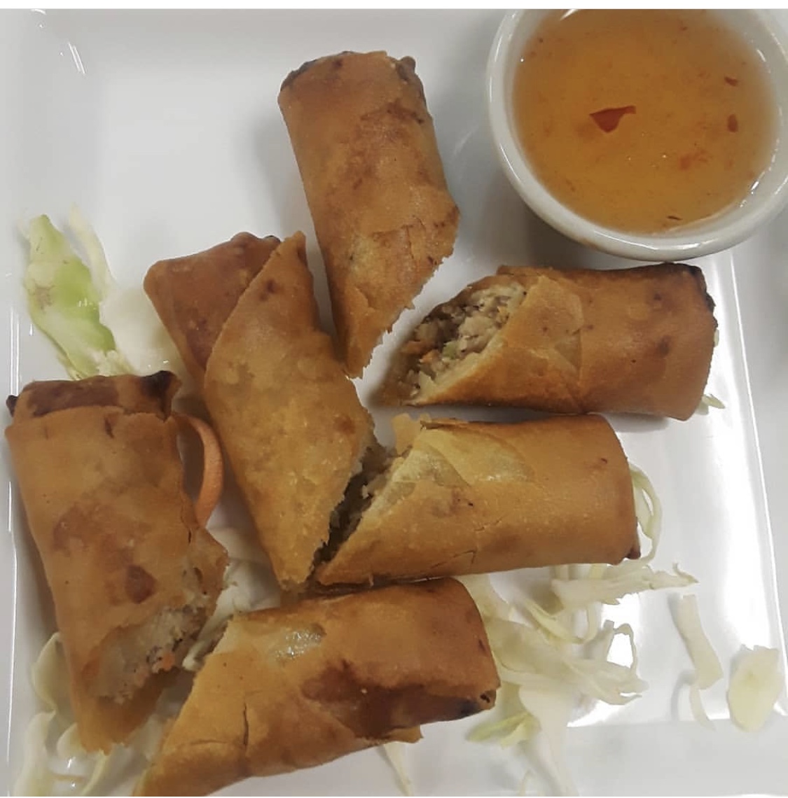 Order 3 Piece Fried Egg Roll food online from Thai Curry Cuisine store, Denver on bringmethat.com