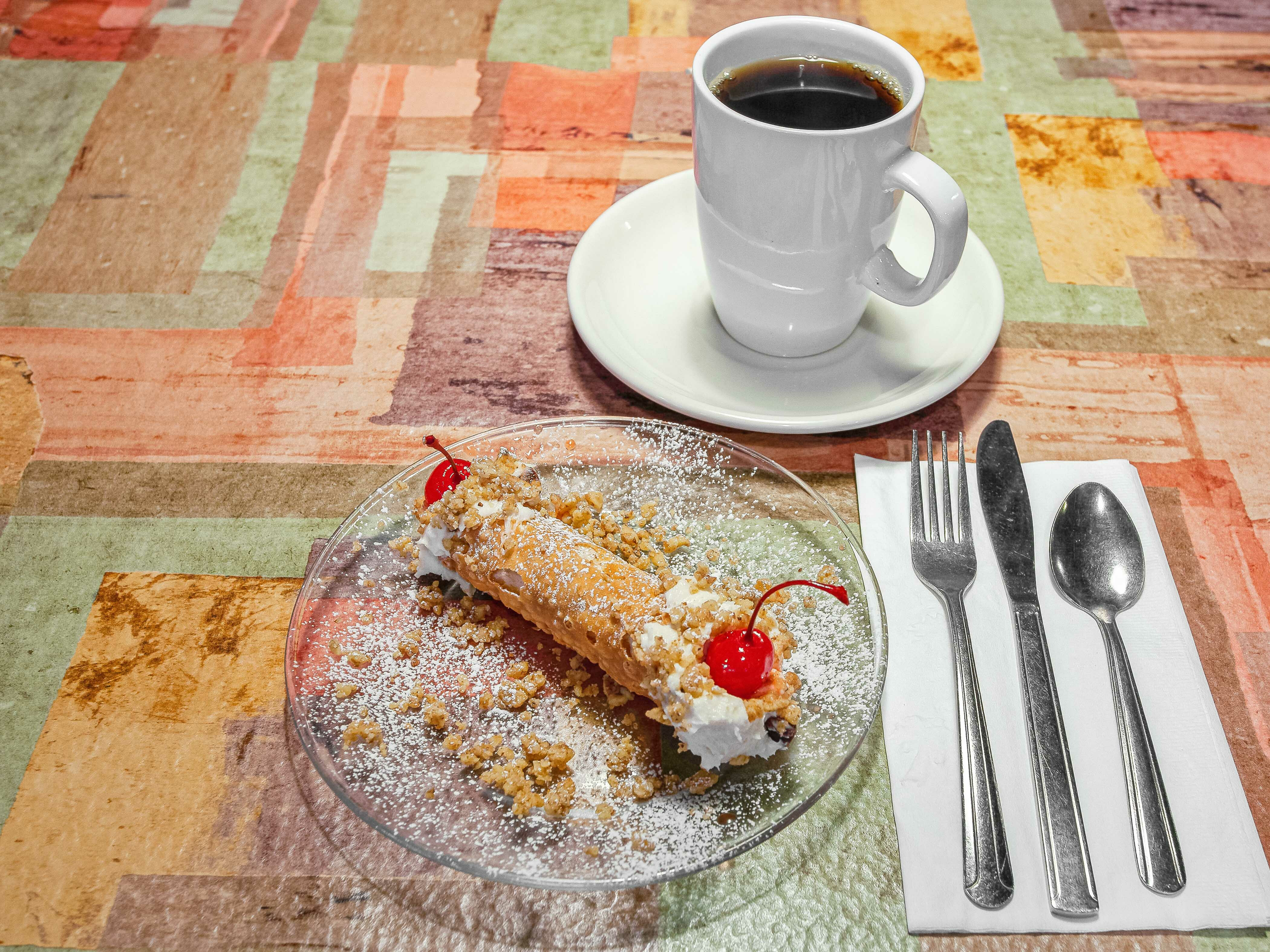 Order Cannoli food online from Garbage Pizza store, Palm Desert on bringmethat.com