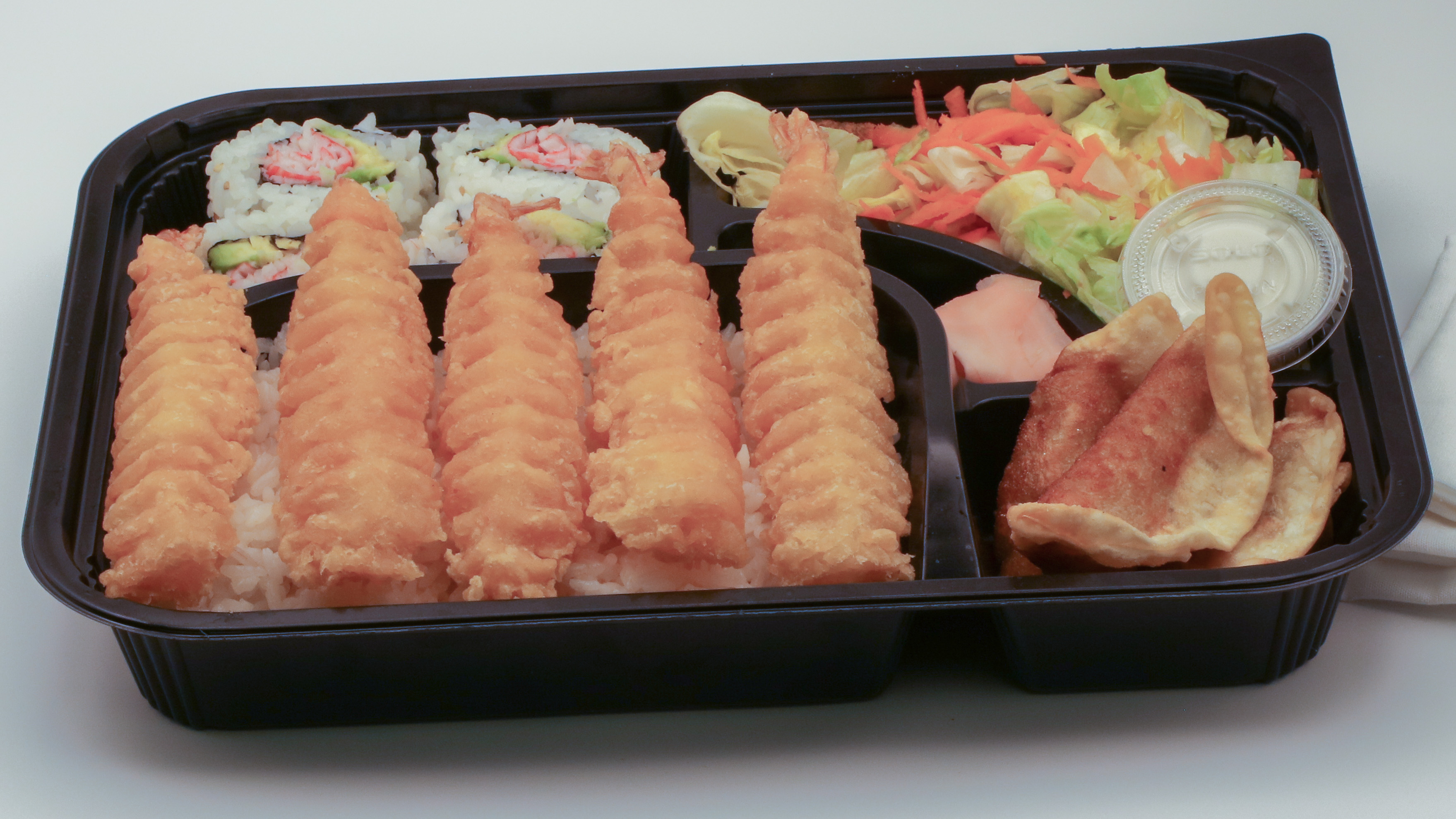 Order Shrimp Tempura Bento Box food online from Sarku Japan store, Visalia on bringmethat.com