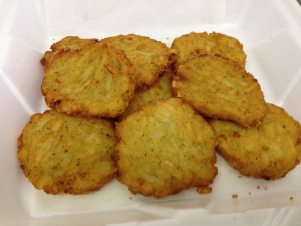 Order 10 Mini Potato Pancakes food online from Brookside Country Maid store, Newark on bringmethat.com