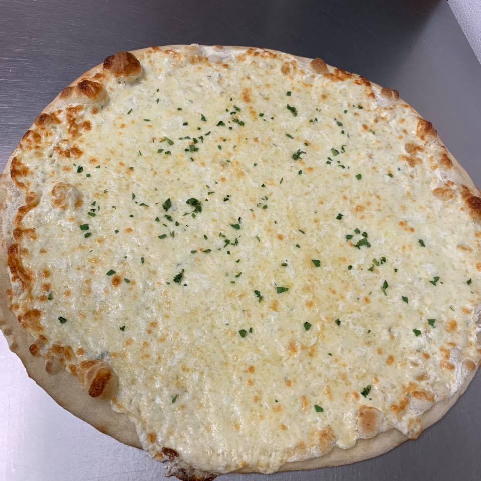 Order White Pizza food online from Fairfield Pizza store, Stratford on bringmethat.com