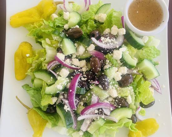 Order Greek Salad food online from Taste of Egypt store, Arlington on bringmethat.com