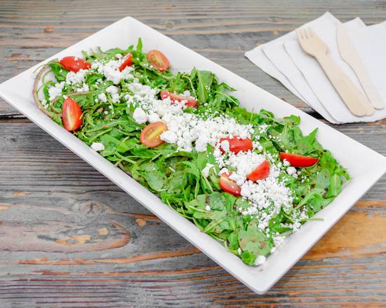 Order Goat Cheese & Arugula Salad food online from The Plank Pizza Co Beer Parlor store, Saddle Brook on bringmethat.com