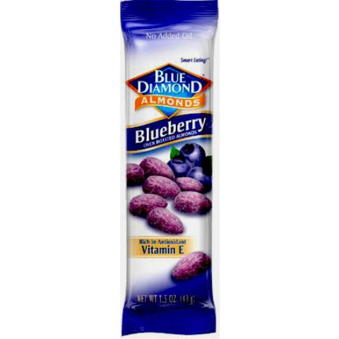 Order Blue Diamond Blueberry Almonds Tube 1.5oz food online from 7-Eleven store, San Juan Capistrano on bringmethat.com