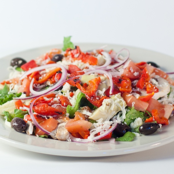 Order Tossed Mediterranean Salad food online from Two Guys From Italy store, Glendale on bringmethat.com